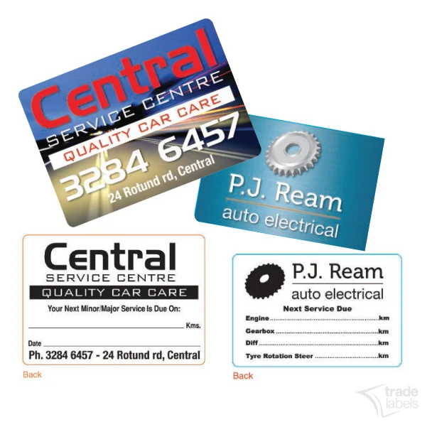 Lube labels
